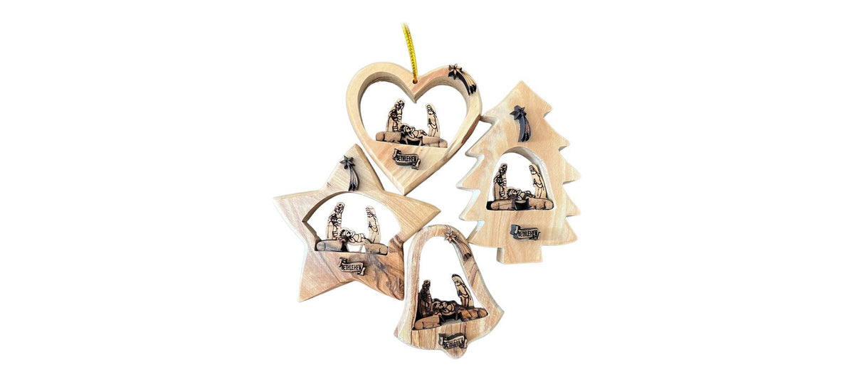 Olive Wood Ornaments