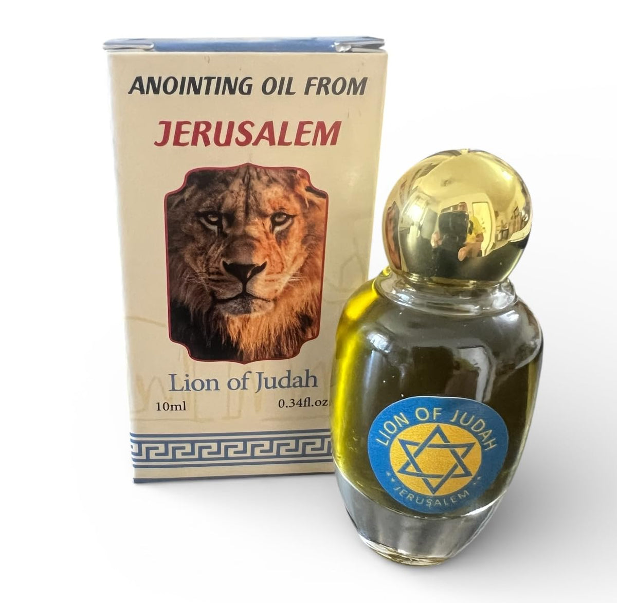 Biblical Lion of Judah Anointing Oil from the Jerusalem Holy Land | Lion of Judah Market