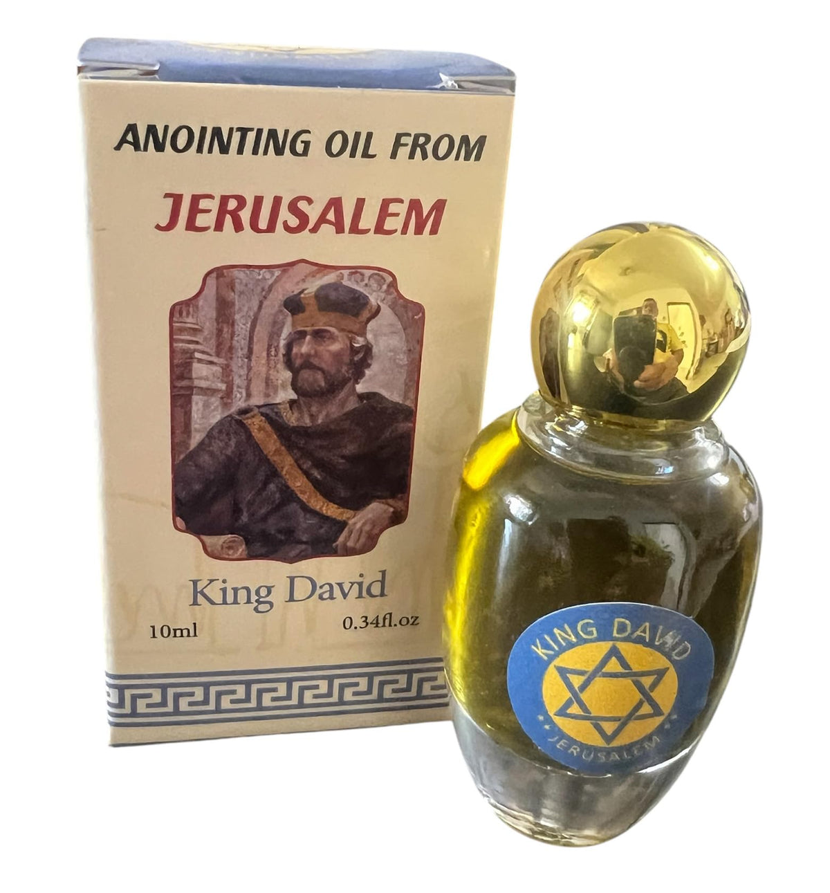 Biblical King David Anointing Oil from the Jerusalem Holy Land | Lion of Judah Market