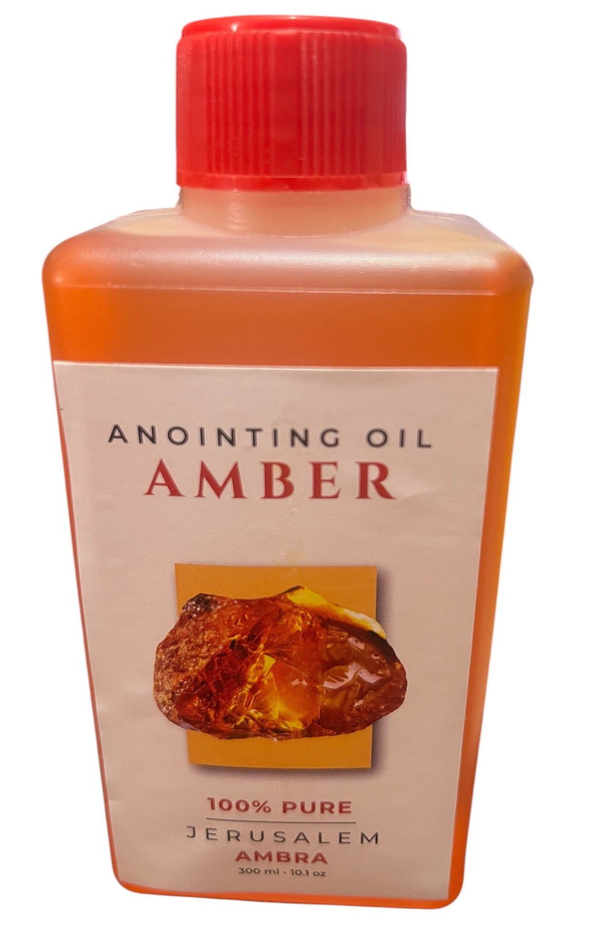 Large 300ml Amber Anointing Oil Jerusalem - Lion of Judah Market