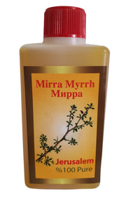 Large 300ml Myrrh Anointing Oil Jerusalem - Lion of Judah Market