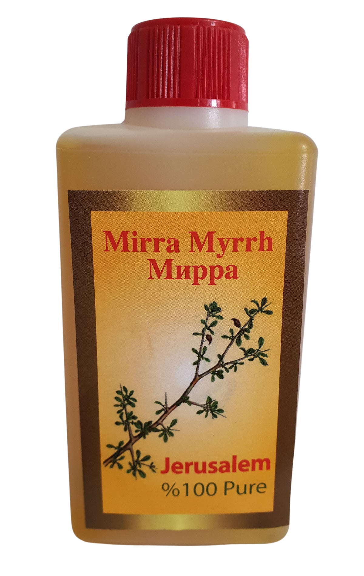 Large 300ml Myrrh Anointing Oil Jerusalem - Lion of Judah Market