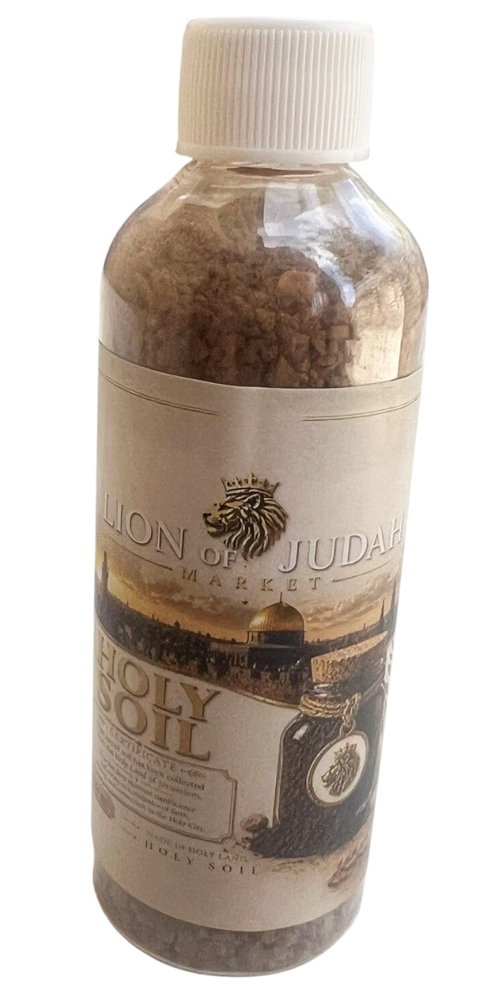 Holy Soil 120ml from Jerusalem - Lion of Judah Market