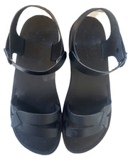 Biblical Jesus Sandals Style 07 Black - 48 /14 /- | Lion of Judah Market