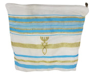 Messianic Grafted-In Prayer Shawl Tallit Light Blue 72"x22" - Lion of Judah Market