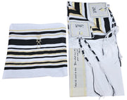 Messianic Grafted-In Prayer Shawl Tallit Black 72"x22" - Lion of Judah Market