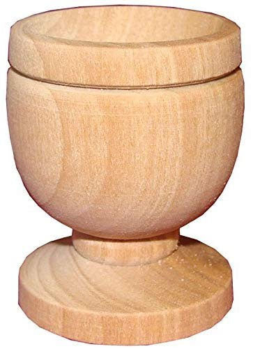 Set of 50 Handcrafted Olive Wood Communion Cups 1.75" from Bethlehem - Lion of Judah Market