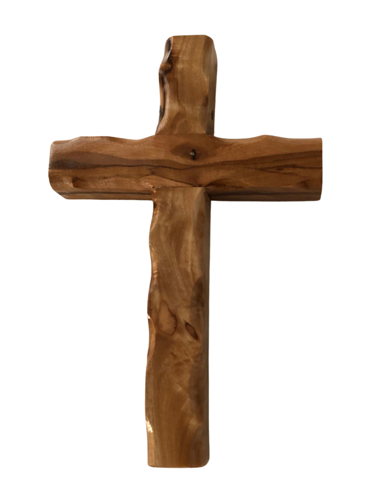 Olive Wood Wall Cross from Jerusalem - 8 inches Height | Lion of Judah Market