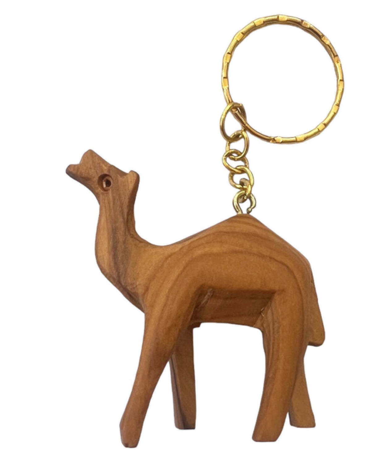 Olive Wood Camel Keychain | Lion of Judah Market