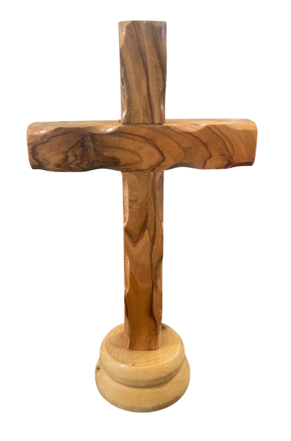 Olive Wood 5" Altar Cross on Stand - Lion of Judah Market