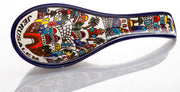 Traditional Jerusalem Ceramic Spoon Rest Jerusalem View - Lion of Judah Market