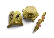 Ark of Covenant Content: Aaron Rod, Pot of Manna, Ten Commandments Tablets - Lion of Judah Market