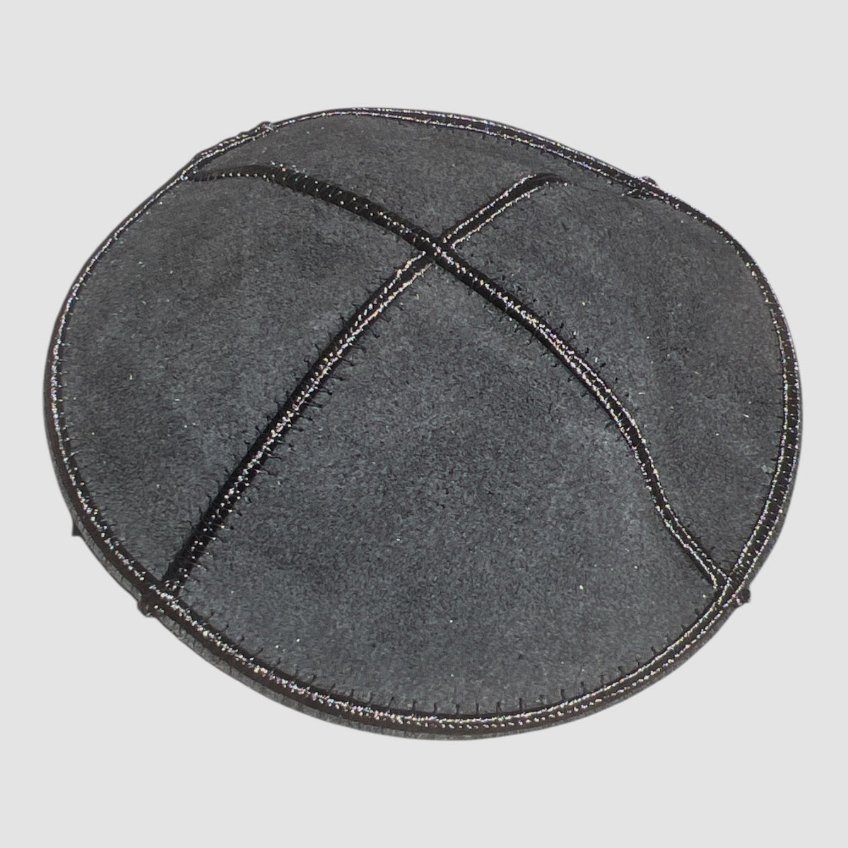 Elegant Suede Felt Kippah Yermulke– Classic Four-Panel Design 5" | Lion of Judah Market