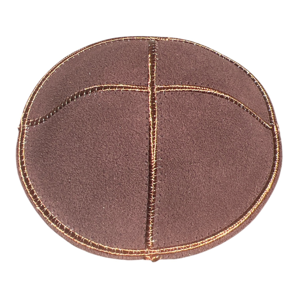 Elegant Suede Felt Kippah Yermulke– Classic Four-Panel Design 5" | Lion of Judah Market