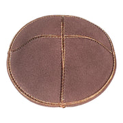 Elegant Suede Felt Kippah Yermulke– Classic Four-Panel Design 5" | Lion of Judah Market
