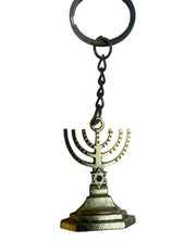 Menorah Keychain Bronze - Lion of Judah Market