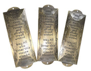 3 pcs Metal Mezuzah Cases 5" - Lion of Judah Market