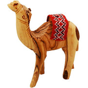 Olive Wood Camel with Saddle - Various sizes - Lion of Judah Market