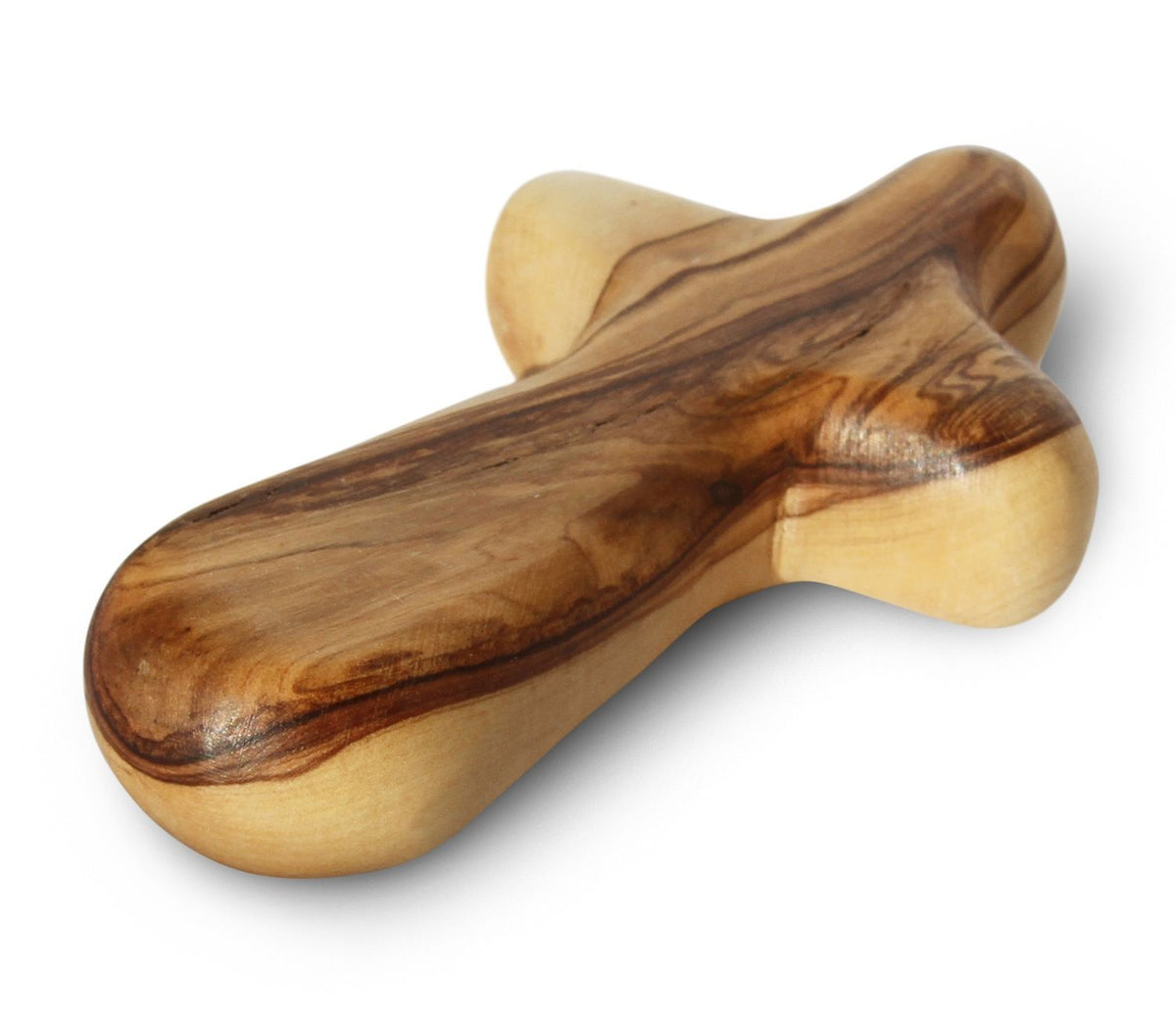 Olive Wood Comfort Cross from Bethlehem 3.5"- Medium - Lion of Judah Market