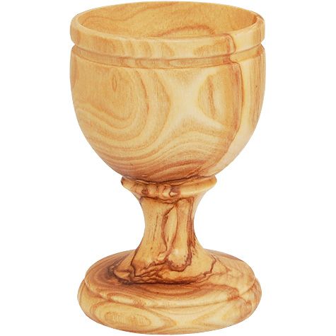 Olive Wood communion cup 2.75" - Lion of Judah Market