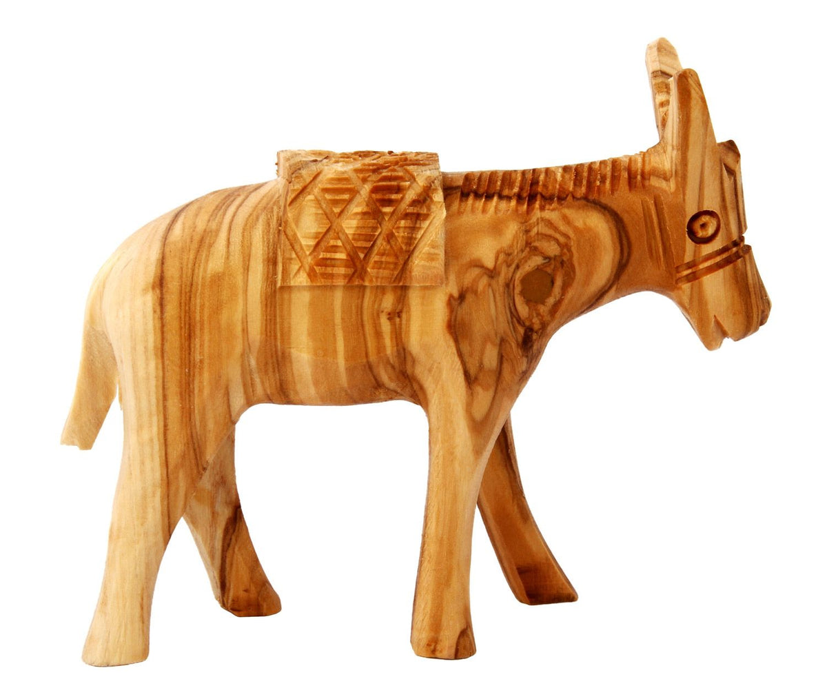 Olive Wood Donkey - Made in Bethlehem - Lion of Judah Market