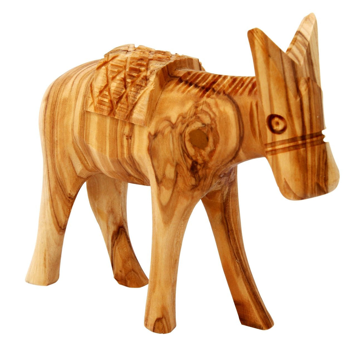 Olive Wood Donkey - Made in Bethlehem - Lion of Judah Market
