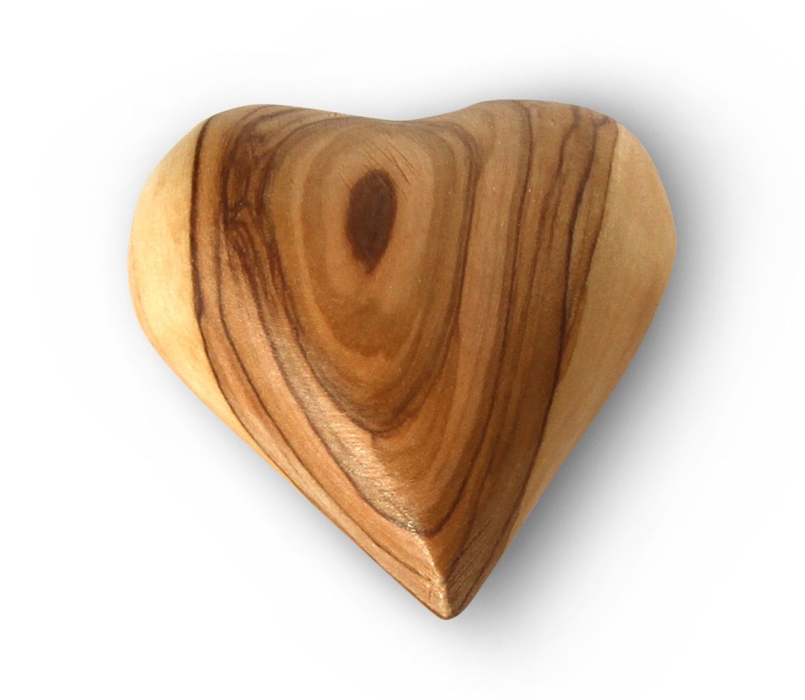 Olive Wood Heart - Lion of Judah Market