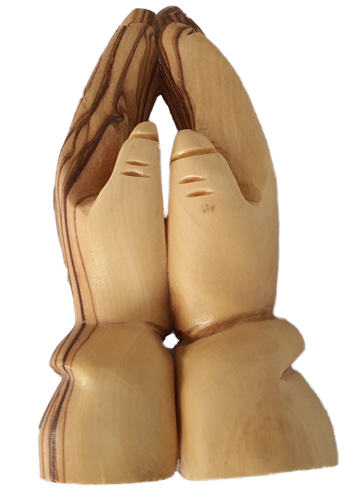 Bethlehem Olive Wood Praying Hands 4" - Lion of Judah Market