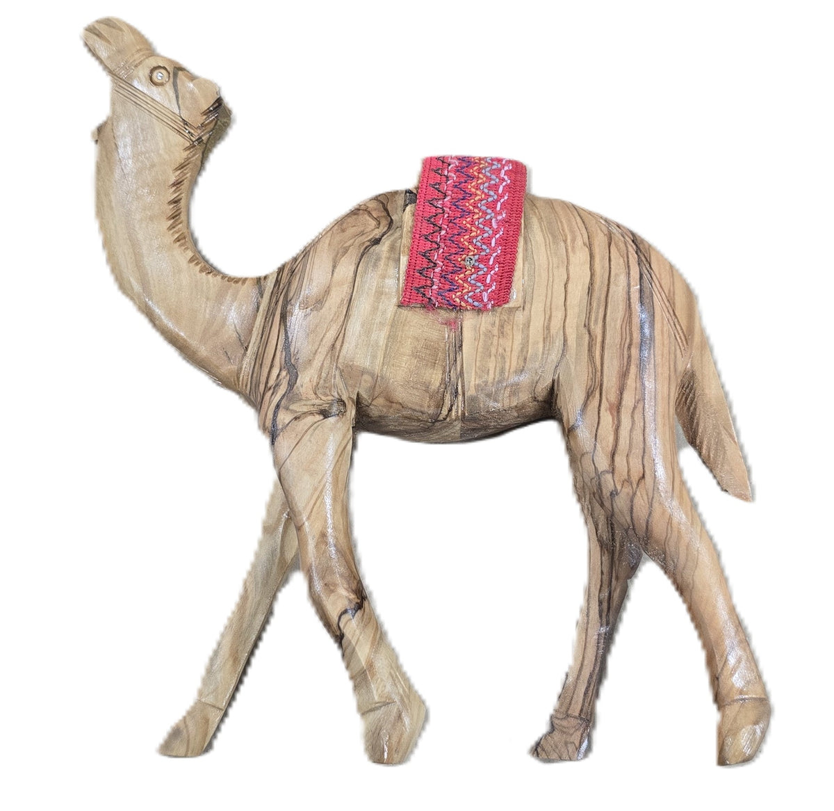 Bethlehem Olive Wood Camel 16cm 6" - Lion of Judah Market