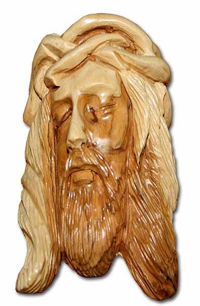 Olive Wood Carving of Jesus - Lion of Judah Market