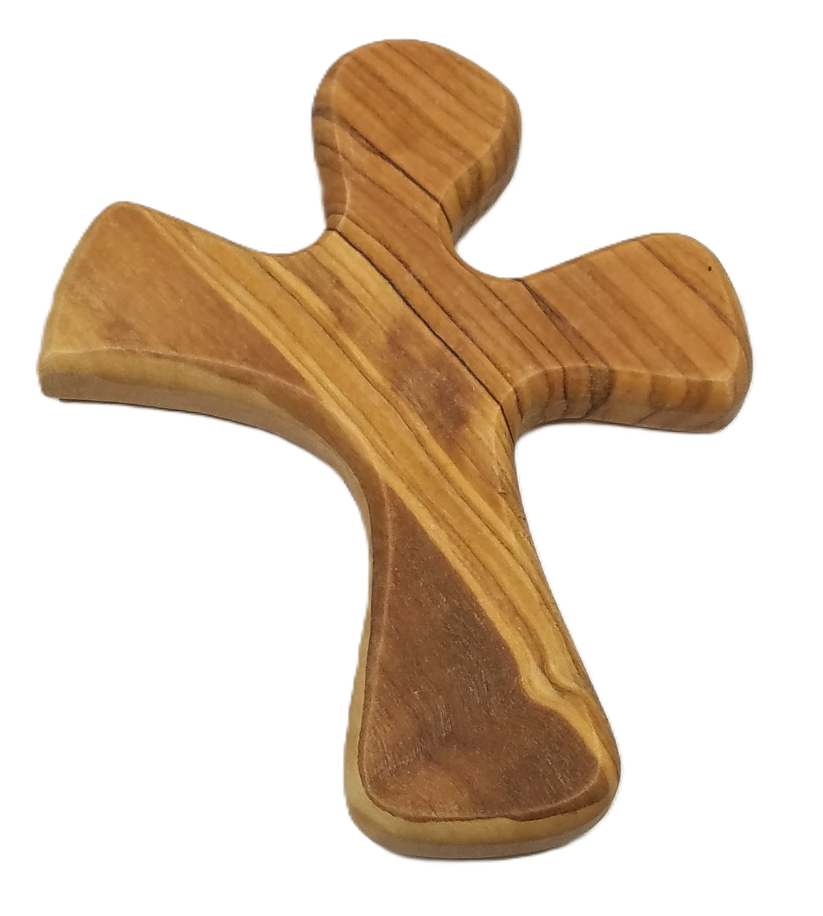 Olive wood  Comfort Cross 4.25" - Lion of Judah Market