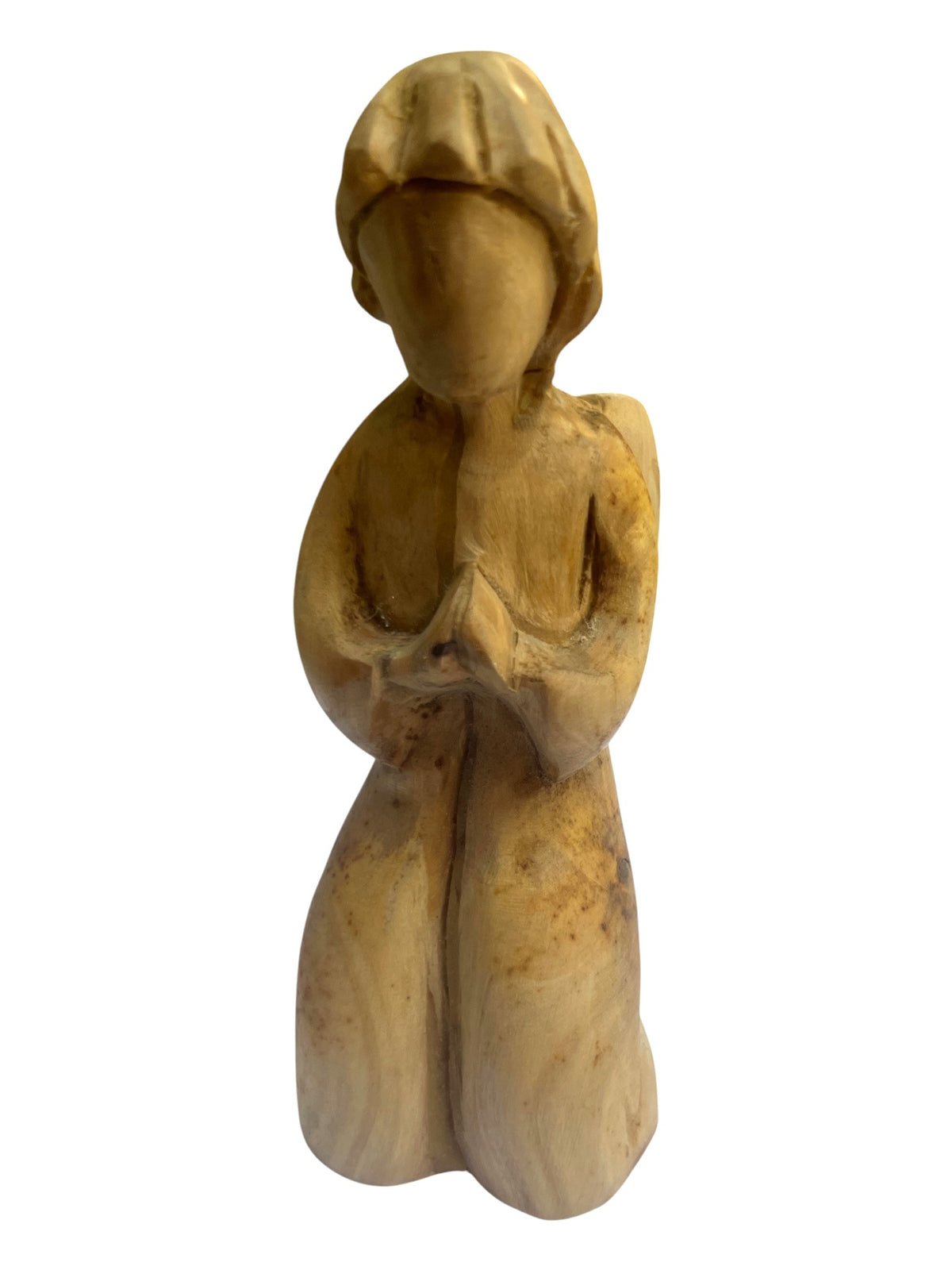 Praying Angel Bethlehem Olive Wood 6" - Lion of Judah Market