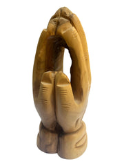 Bethlehem Olive Wood Praying Hands 6" - Lion of Judah Market