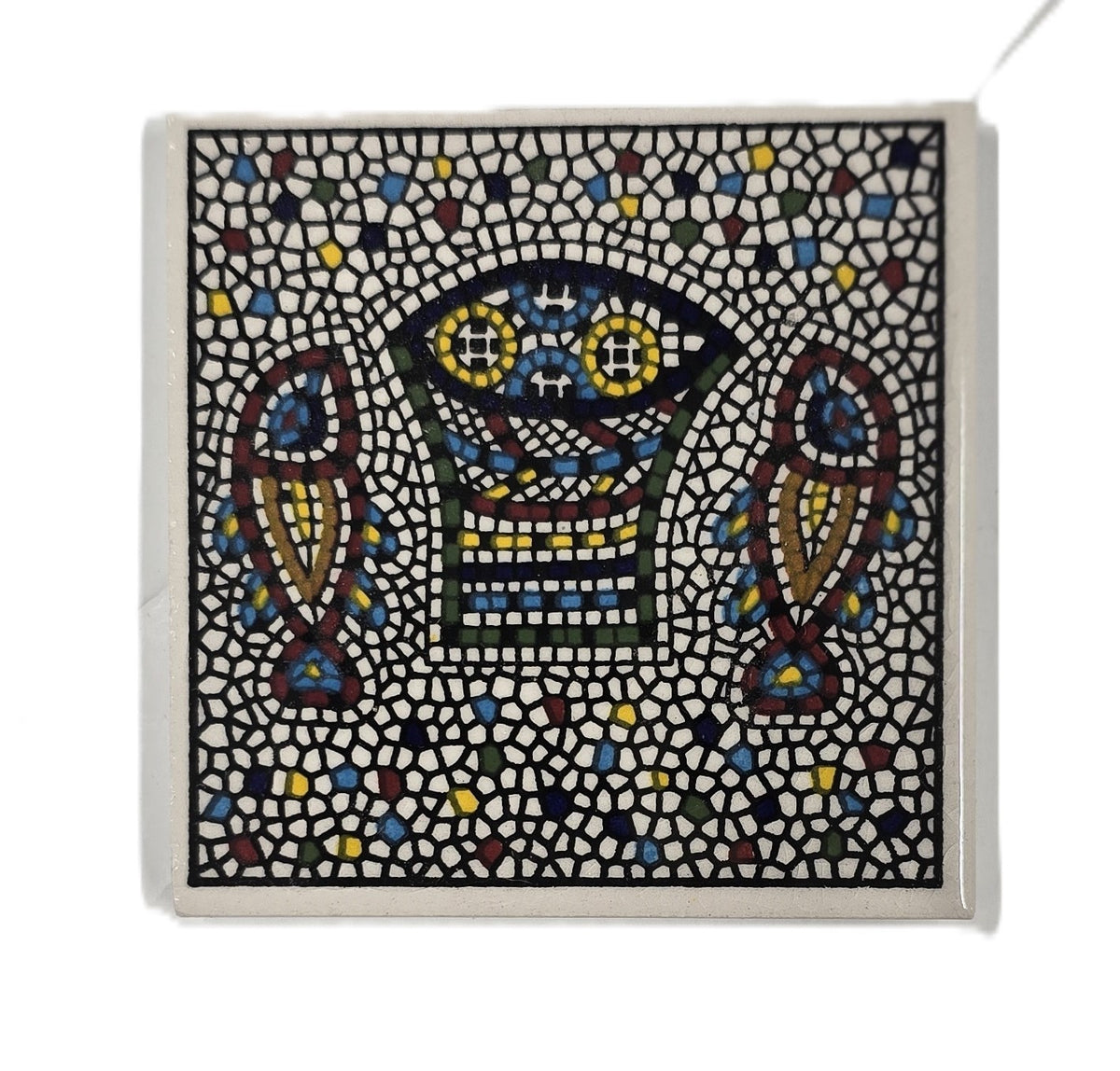 Armenian Ceramic Tabgha Fridge Magnet from Jerusalem - Lion of Judah Market